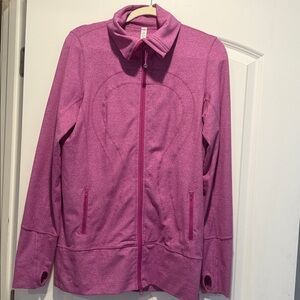 Lululemon fuschoa heathered Pink Full-Zip align Jacket